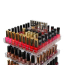 5 Tier Clear 360 Rotating Nail Polish Holder with Acrylic Guard
