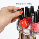 5 Tier Rotating Acrylic Nail Polish Stand
