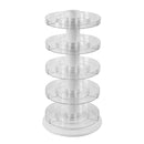 5 Tier Rotating Acrylic Nail Polish Stand