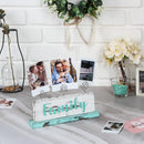 Multi-photo Gallery Display Holder with 3 Wire Clips