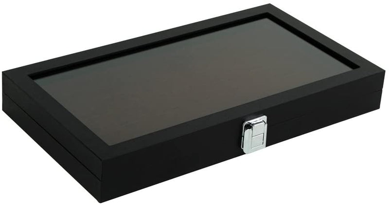 Brown Velvet Ring Display Organizer Storage Box- 72 Ring Slots