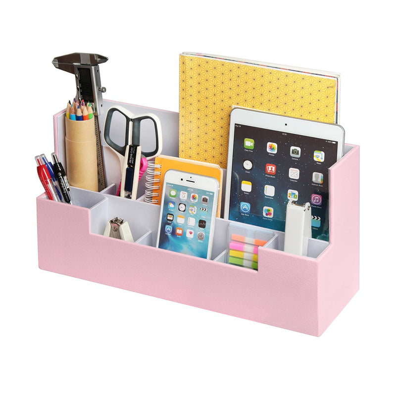 Desk Organizer Caddy - Pink