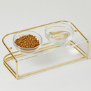 Elevated Pet Bowl Gold