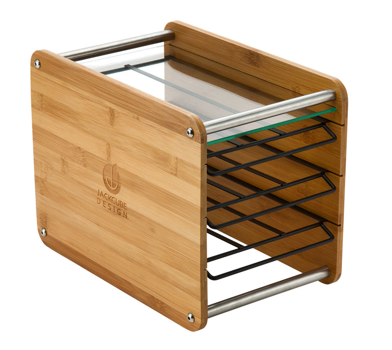 3 Tier Wooden K-Cup Coffee Pod Holder Storage Drawer (48 K-Cups)