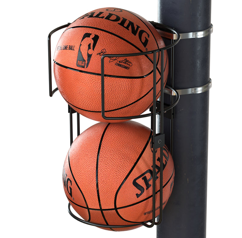 Vertical Basketball Storage Rack- 2 Ball Holder