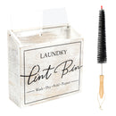 Magnetic Lint Bin (White Washed Wood)