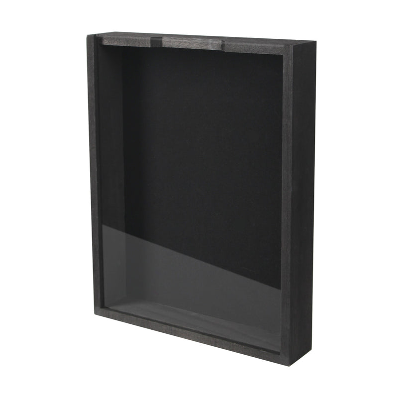 Rustic Black Wood Shadow Box 14 x 11 inches