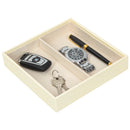 2 Compartment Valet Tray- Ivory