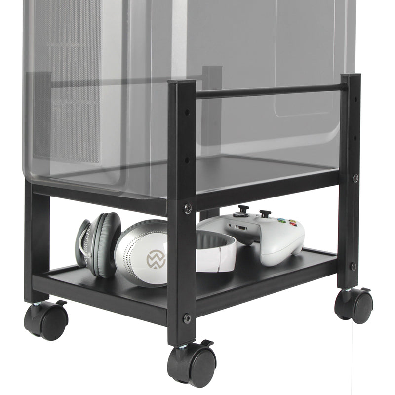 2 Tier Computer Tower Stand
