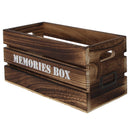 Rustic Wood Mail Organizer for Countertop