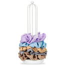 White Metal Scrunchie Holder Stand
