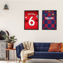 Lockable Jersey Display Shadow Box Case (Brown)