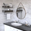 Set of 2 Floating Bathroom Shelves