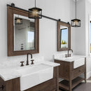 Farmhouse Wooden Metal Pendant Ceiling Light