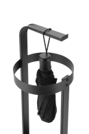 Black Steel Umbrella Holder Stand for Entryway