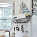 Wooden Nautical Design Mail Sorter