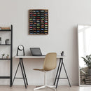 Hot Wheels 1/64 Scale Diecast Model Cars Display (Rustic Wood)