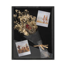 Rustic Black Wood Shadow Box 14 x 11 inches