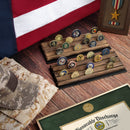 4 Row Challenge Coin Display Stand- Set of 2