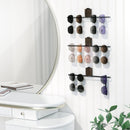 Wall Mount Wooden Sunglasses Storage Organizer (Set of 3)