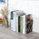 Decorative Rustic Bookends- Set of 2