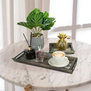 Set of 3 Serving Decorative Tray with Handles