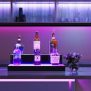 2 Step LED Lighted Liquor Bottle Holder, 24 Inches