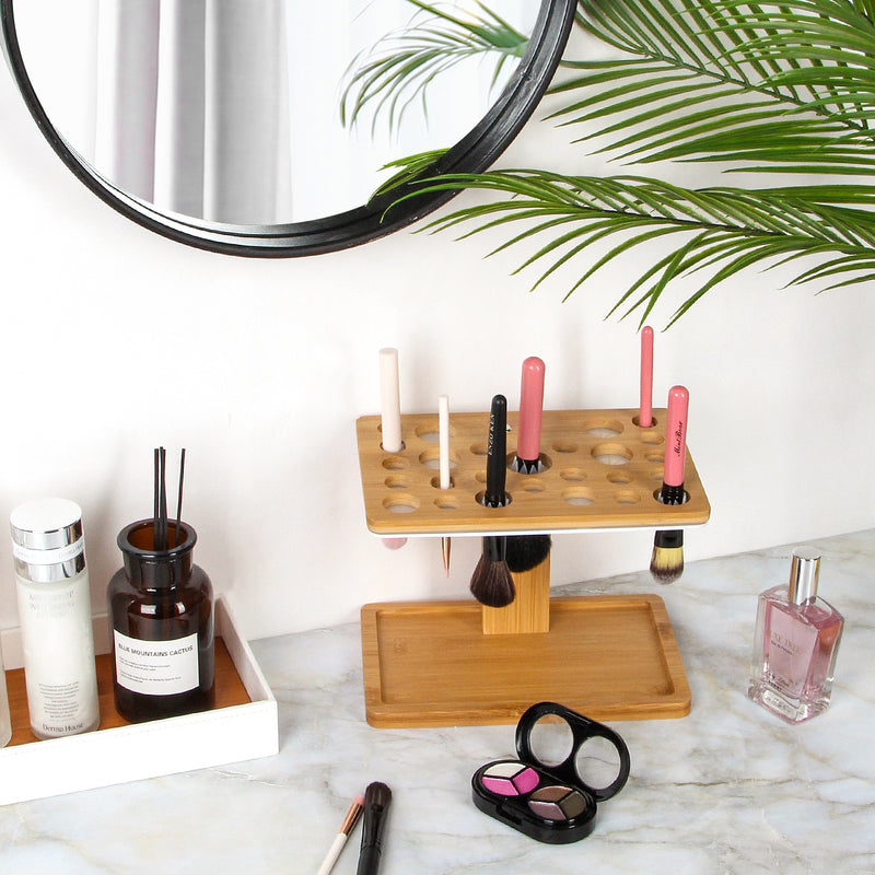 Diy brush drying rack.. : r/MakeupAddiction