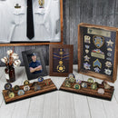 4 Row Challenge Coin Display Stand- Set of 2