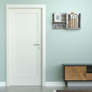 Rustic Wood Key and Mail Holder with 3 Hooks and Shelf