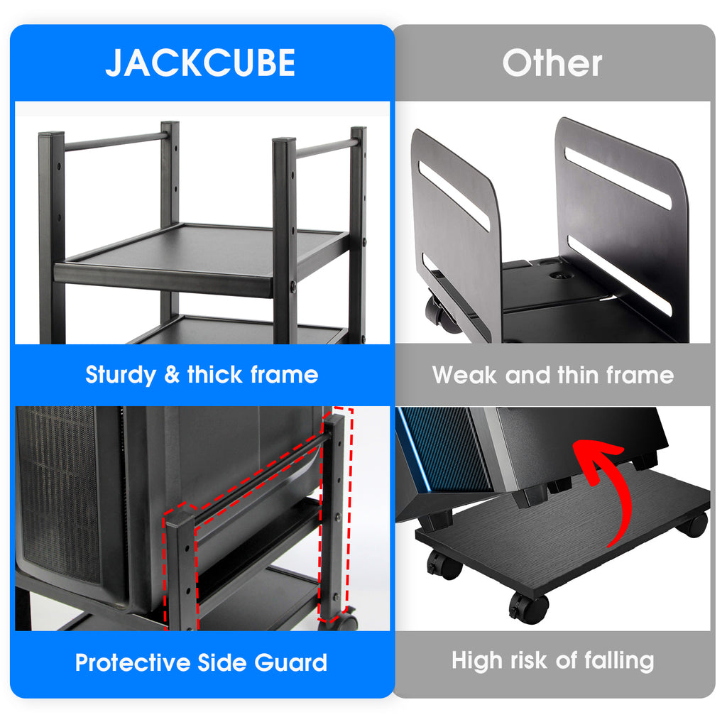 Multi Computer Tower Stand 2 Tier Computer Tower Stand – J JACKCUBE DESIGN