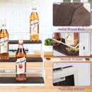 3 Tier 12 Syrup Bottle Storage Holder Rack (White)