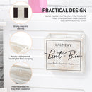 Magnetic Lint Bin (White Washed Wood)