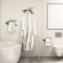 Set of 3 Wall Mount Rustic Wood Farmhouse Arrow Toilet Paper Holder