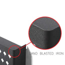 Black Wall Mounted Jewelry Organizer Display with 109 Holes & 19 Hooks