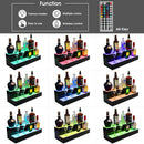 2 Step LED Lighted Liquor Bottle Holder, 24 Inches