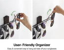Wall Mount Wooden Sunglasses Storage Organizer (Set of 3)