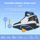 White Metal Floating Shoe Display Shelves (Set of 6)