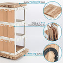 3 Tier 360 Rotating White Metal Earring Holder Organizer