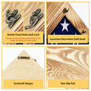 Rustic Wood Military Flag Display Case (5' x 9.5' Folded Flag)