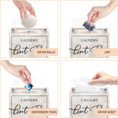 Magnetic Lint Bin (White Washed Wood)