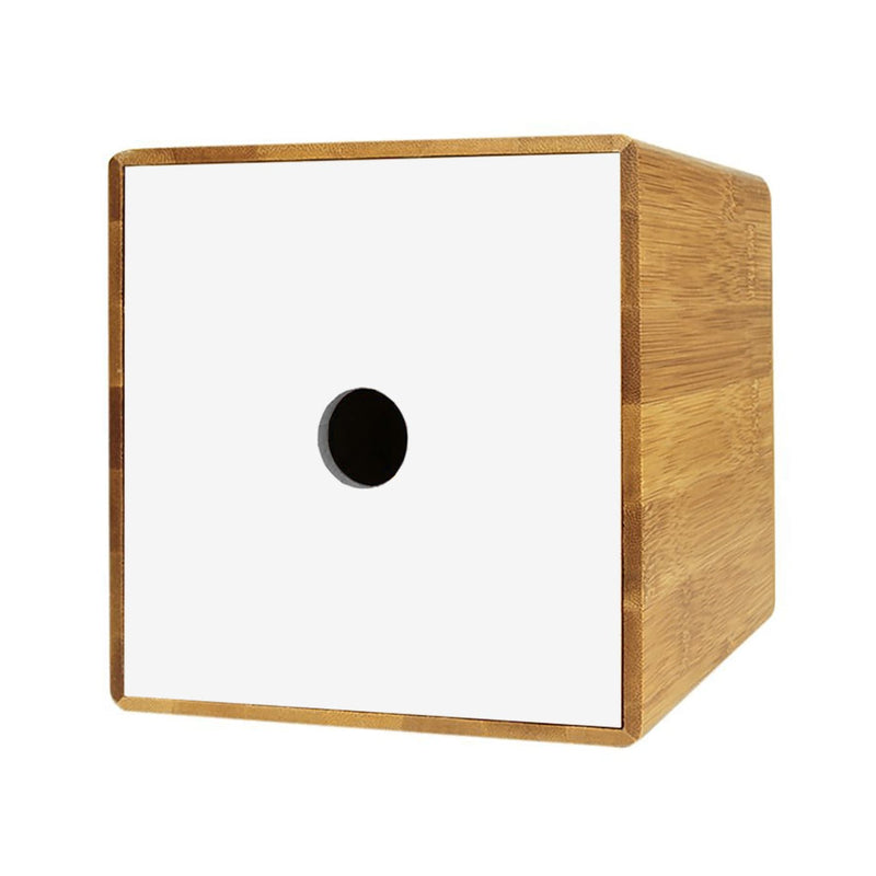 Bamboo Square Tissue Box Holder Cover