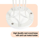 White Metal Scrunchie Holder Stand