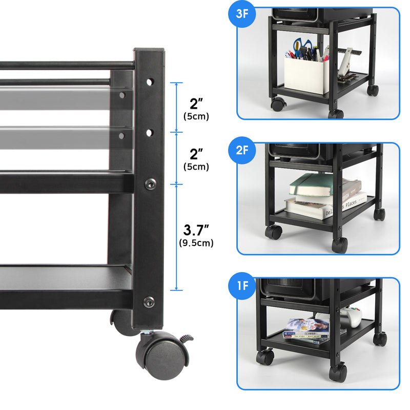 2 Tier Computer Tower Stand