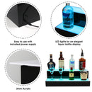 2 Step LED Lighted Liquor Bottle Holder, 24 Inches
