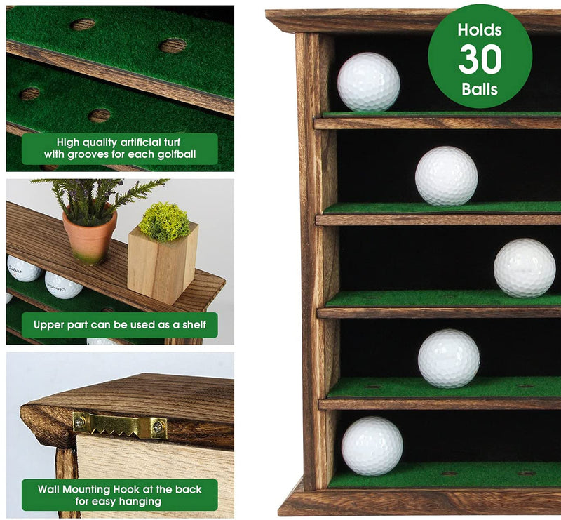 Golf Ball Holder golf Ball Display Case for 20 Golf Balls 