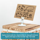 3 Tier 360 Rotating White Metal Earring Holder Organizer