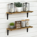 Wash Brush Flush Bathroom Sign Box (3 Piece Design)