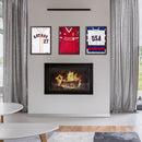 Lockable Jersey Display Shadow Box Case (Brown)