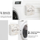 Magnetic Lint Bin (White Washed Wood)